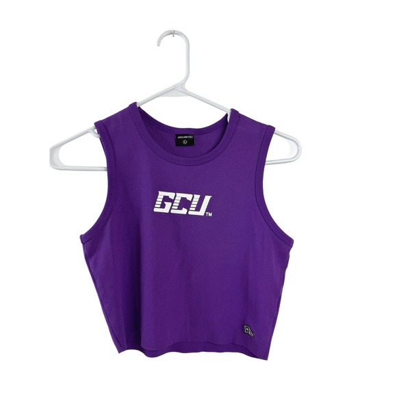 Hype and Vice Tops - Hype and Vice GCU Crop Top Purple Tank Athleisure Grand Canyon University - BA